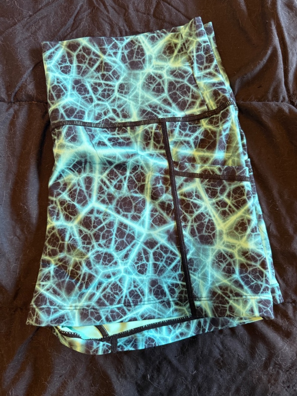 Constantly Varied Gear Women's Athletic Shorts in Teal and Black 2.5”